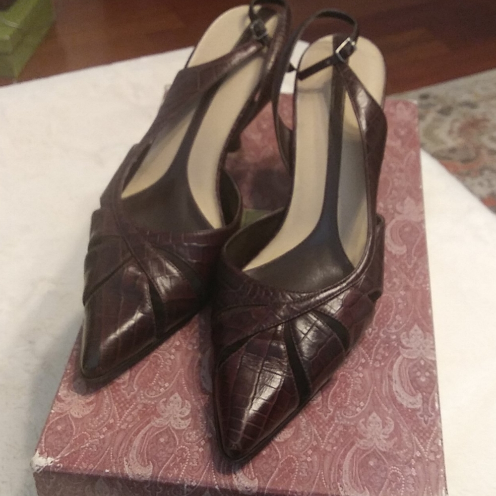 Brown heels